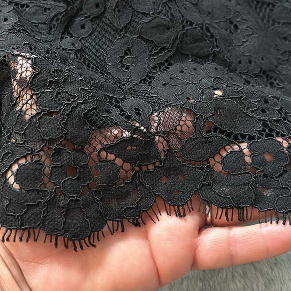 Black Lace Rachel Roy Sleeveless Top-M - Picture 6 of 12